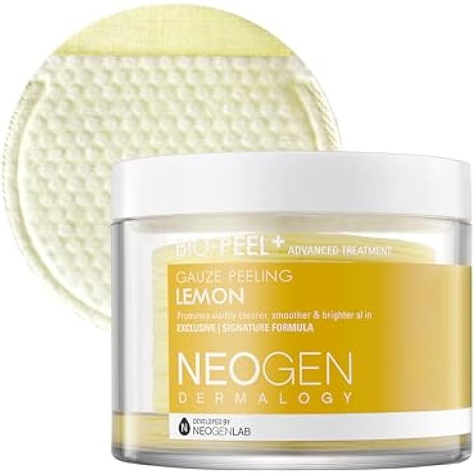 DERMALOGY by NEOGENLAB NEOGEN DERMALOGY BIO-PEEL GAUZE PEELING LEMON 6.76OZ/ 200ML (30 PADS) - Image 1